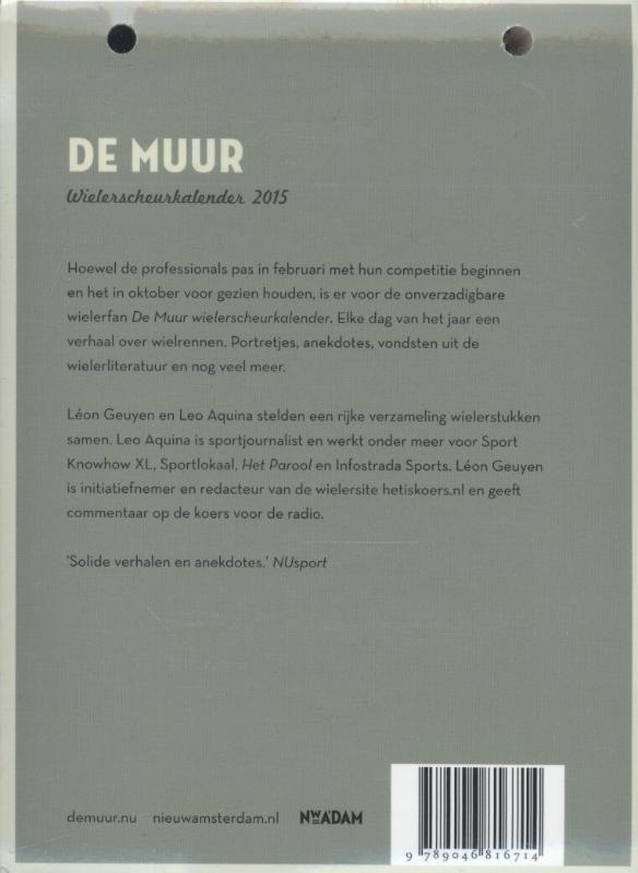 Achterkant van 2015