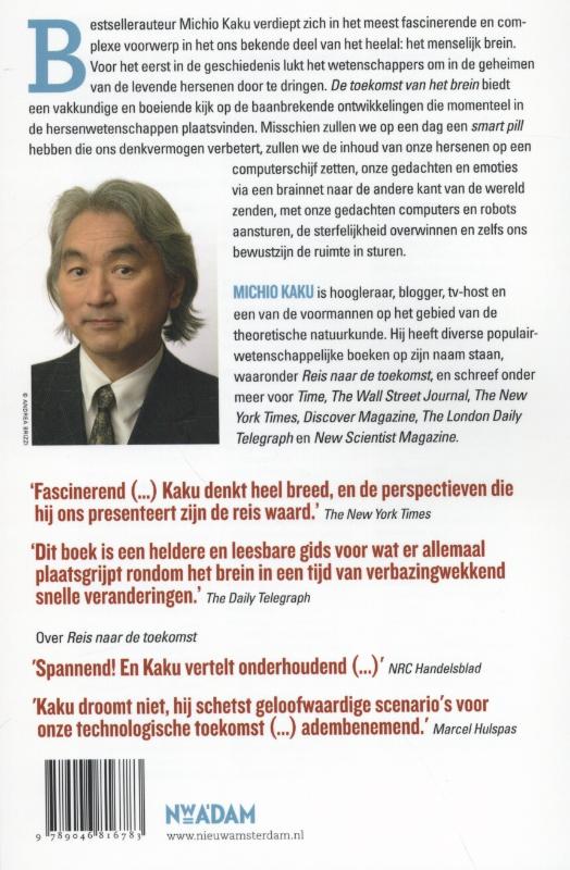 Achterkant van De toekomst van het brein