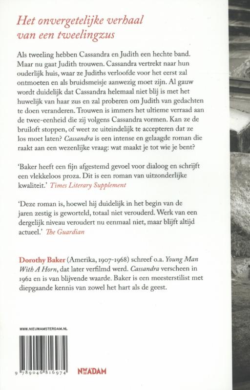 Achterkant van Cassandra