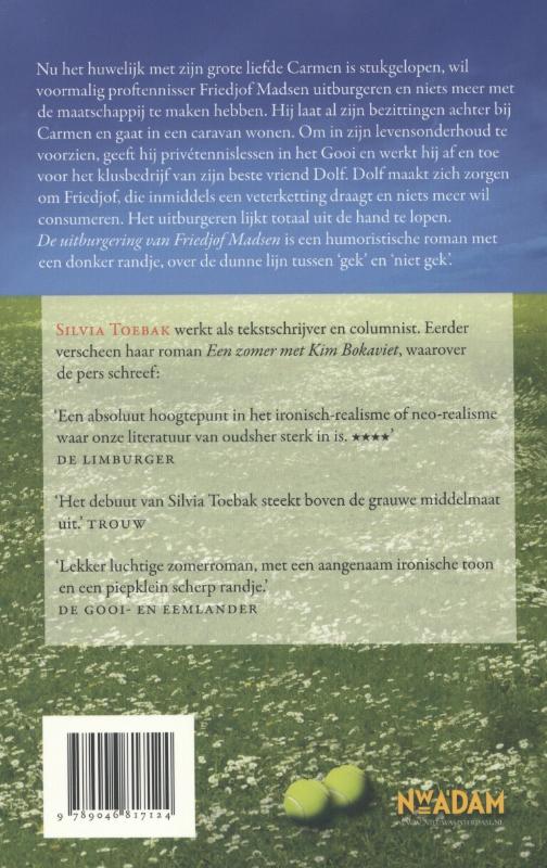Achterkant van De uitburgering van Friedjof Madsen