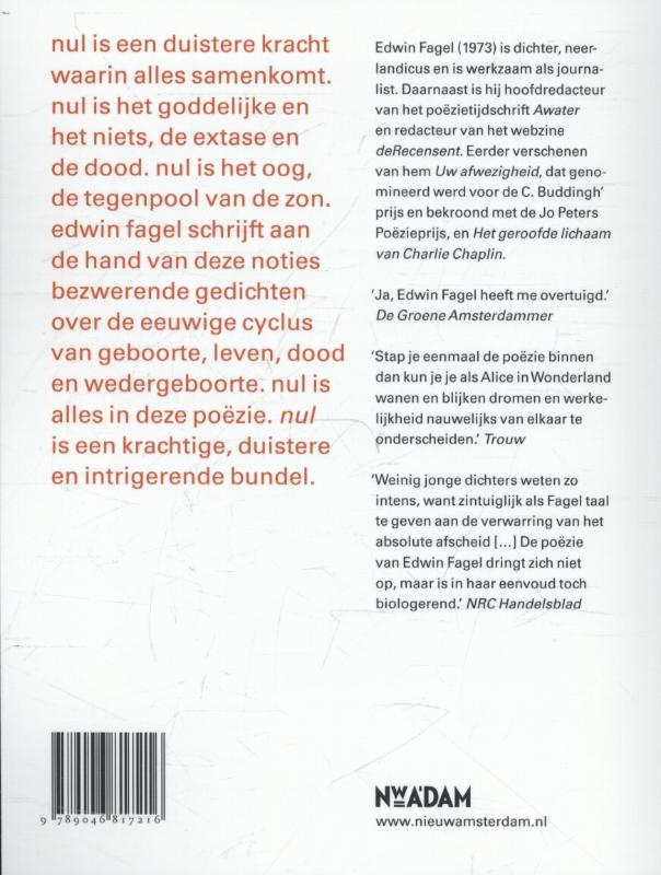 Achterkant van Nul