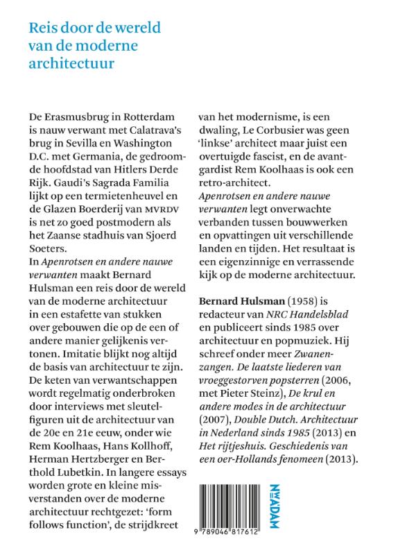 Achterkant van Apenrotsen en andere nauwe verwanten
