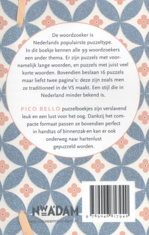 Achterkant van 99 Woordzoekers