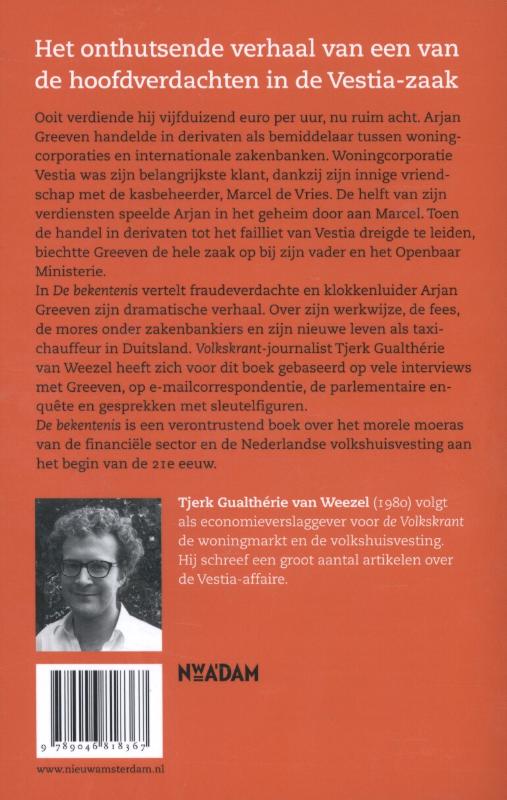 Achterkant van De bekentenis
