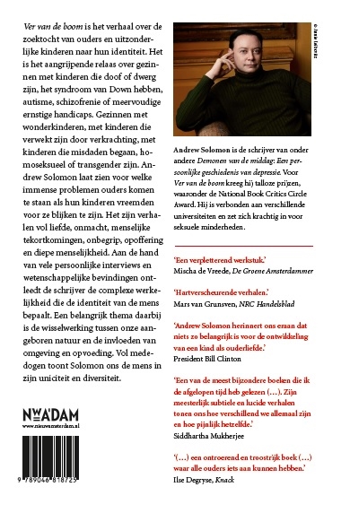 Achterkant van Ver van de boom