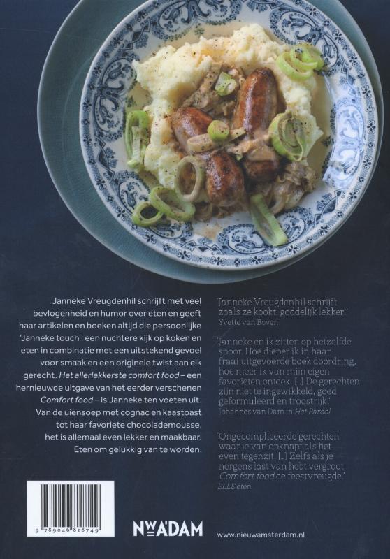 Achterkant van Het allerlekkerste comfort food