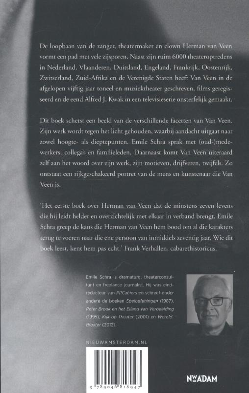 Achterkant van Herman van Veen