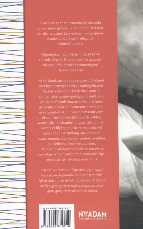 Achterkant van Het nichtje van de poppenspeler