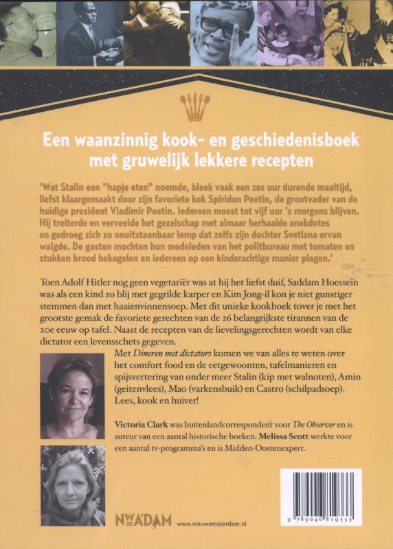 Achterkant van Dineren met dictators