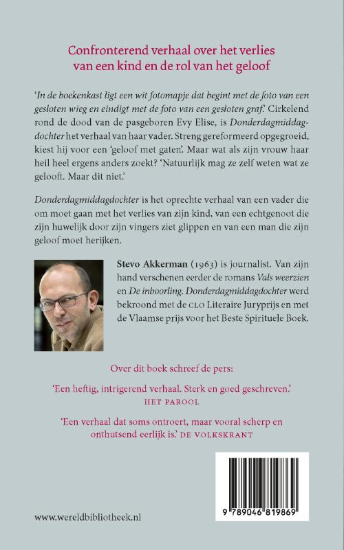 Achterkant van Donderdagmiddagdochter