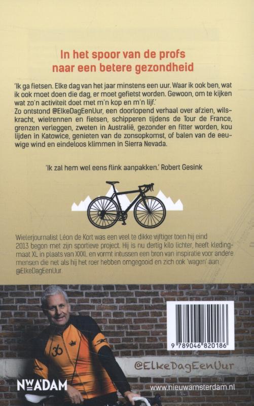 Achterkant van @Elke dag een uur