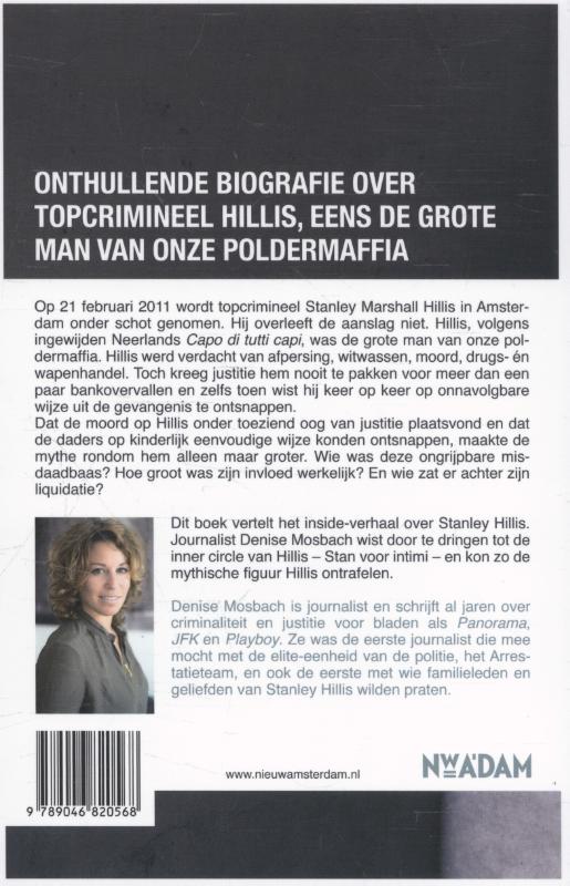 Achterkant van Stanley Hillis
