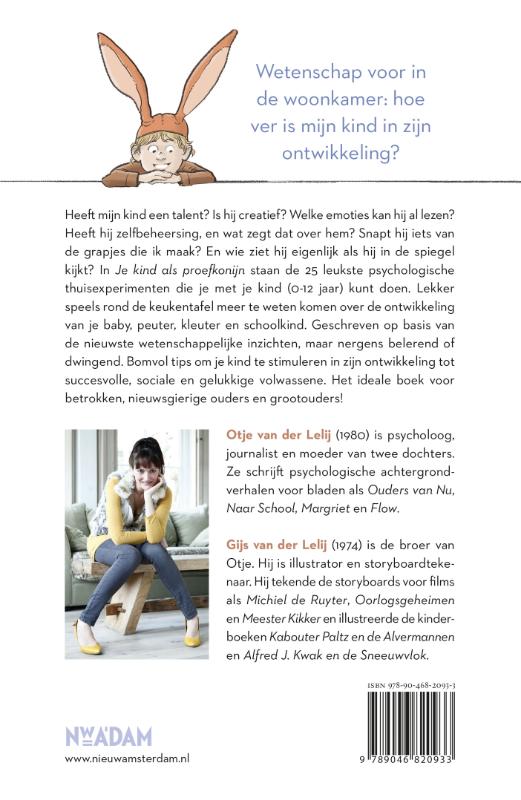 Achterkant van Je kind als proefkonijn