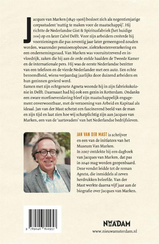 Achterkant van Jacques van Marken