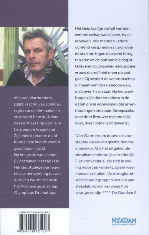 Achterkant van Het gelukzalige