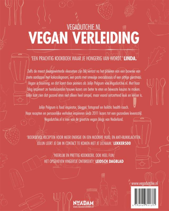 Achterkant van Vegadutchie: vegan verleiding