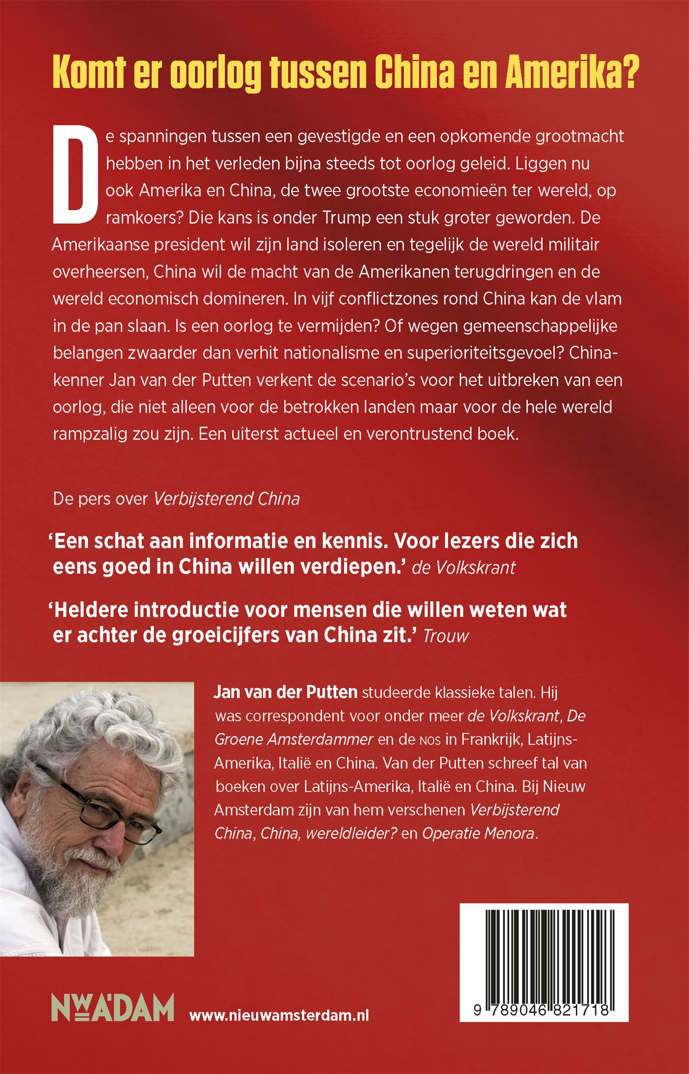 Achterkant van Botsende supermachten