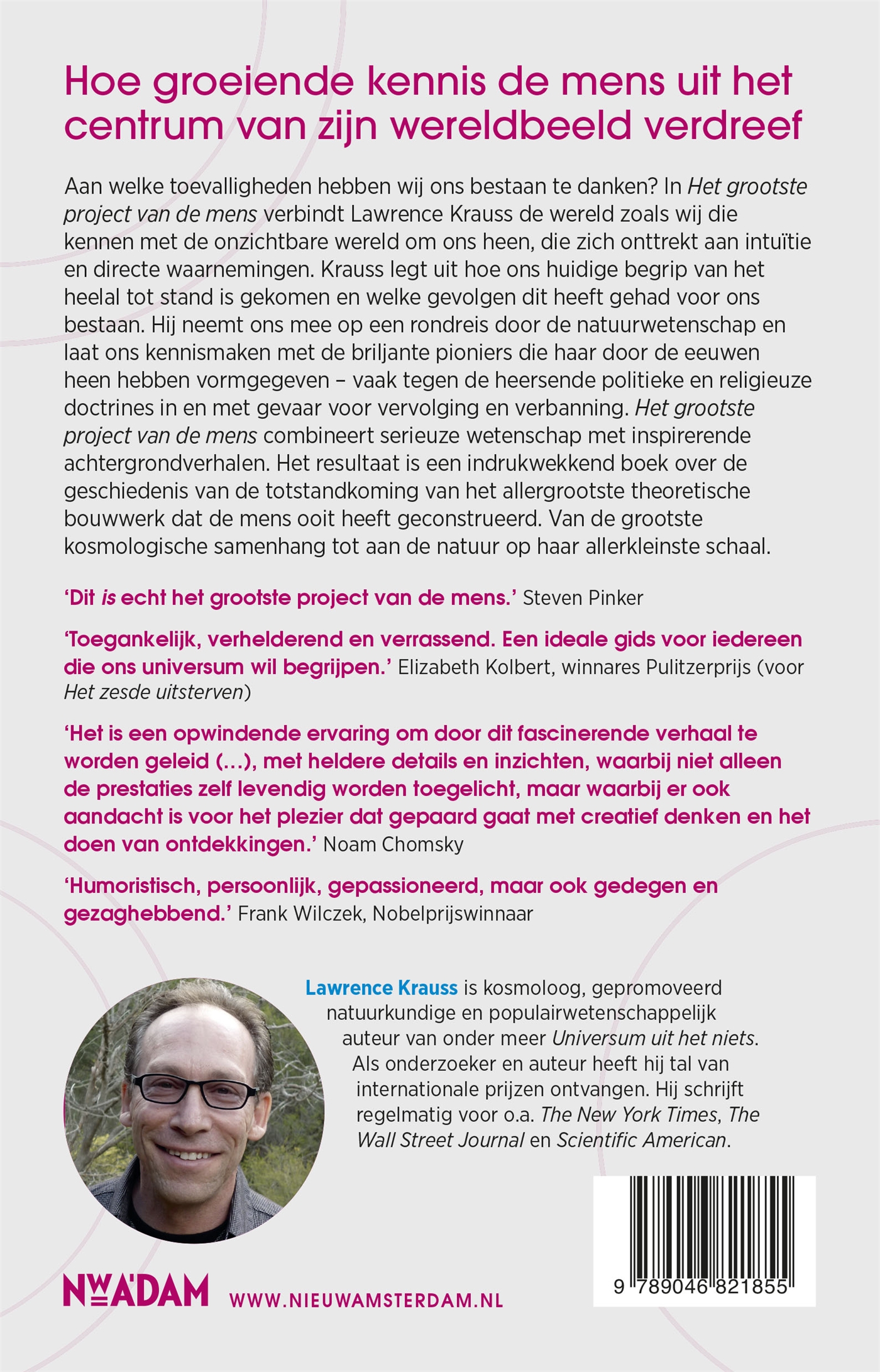 Achterkant van Het grootste project van de mens