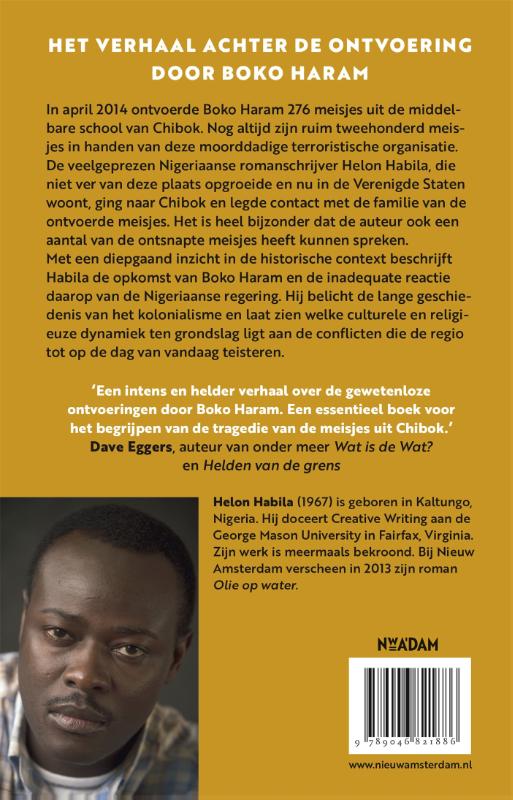 Achterkant van De meisjes uit Chibok