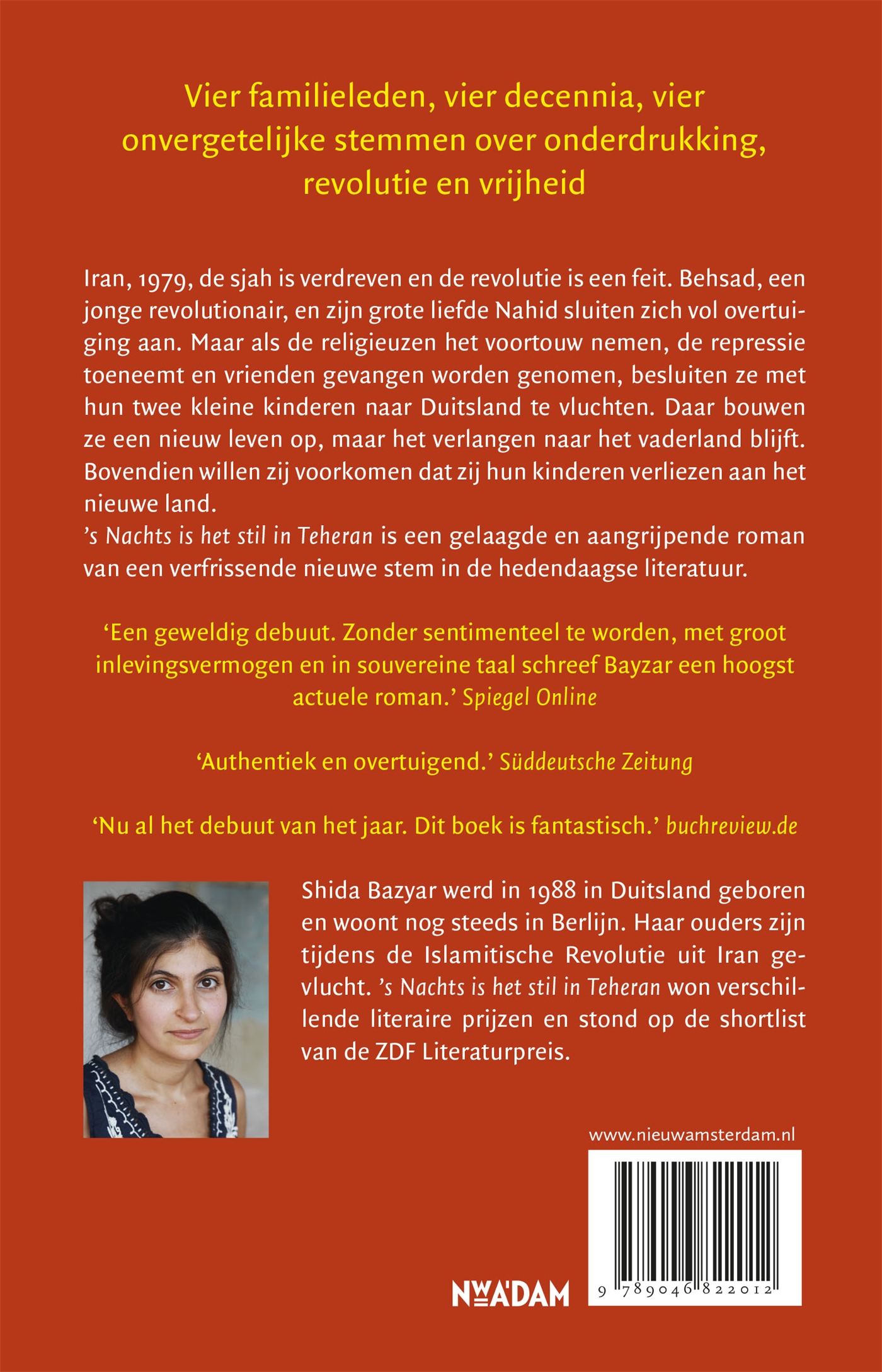 Achterkant van 's nachts is het stil in Teheran
