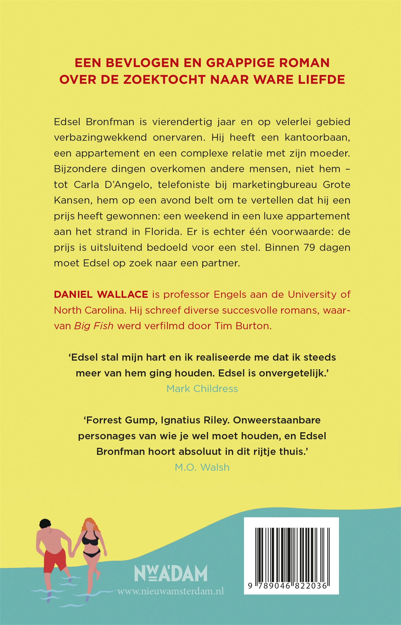 Achterkant van De grote kans van Edsel Bronfman
