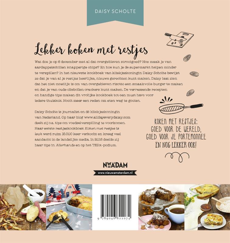 Achterkant van Lekker koken met restjes