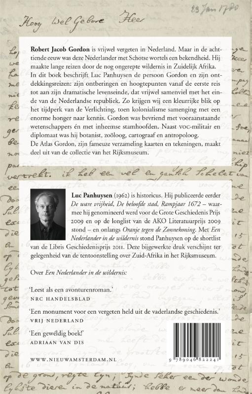 Achterkant van Een Nederlander in de wildernis
