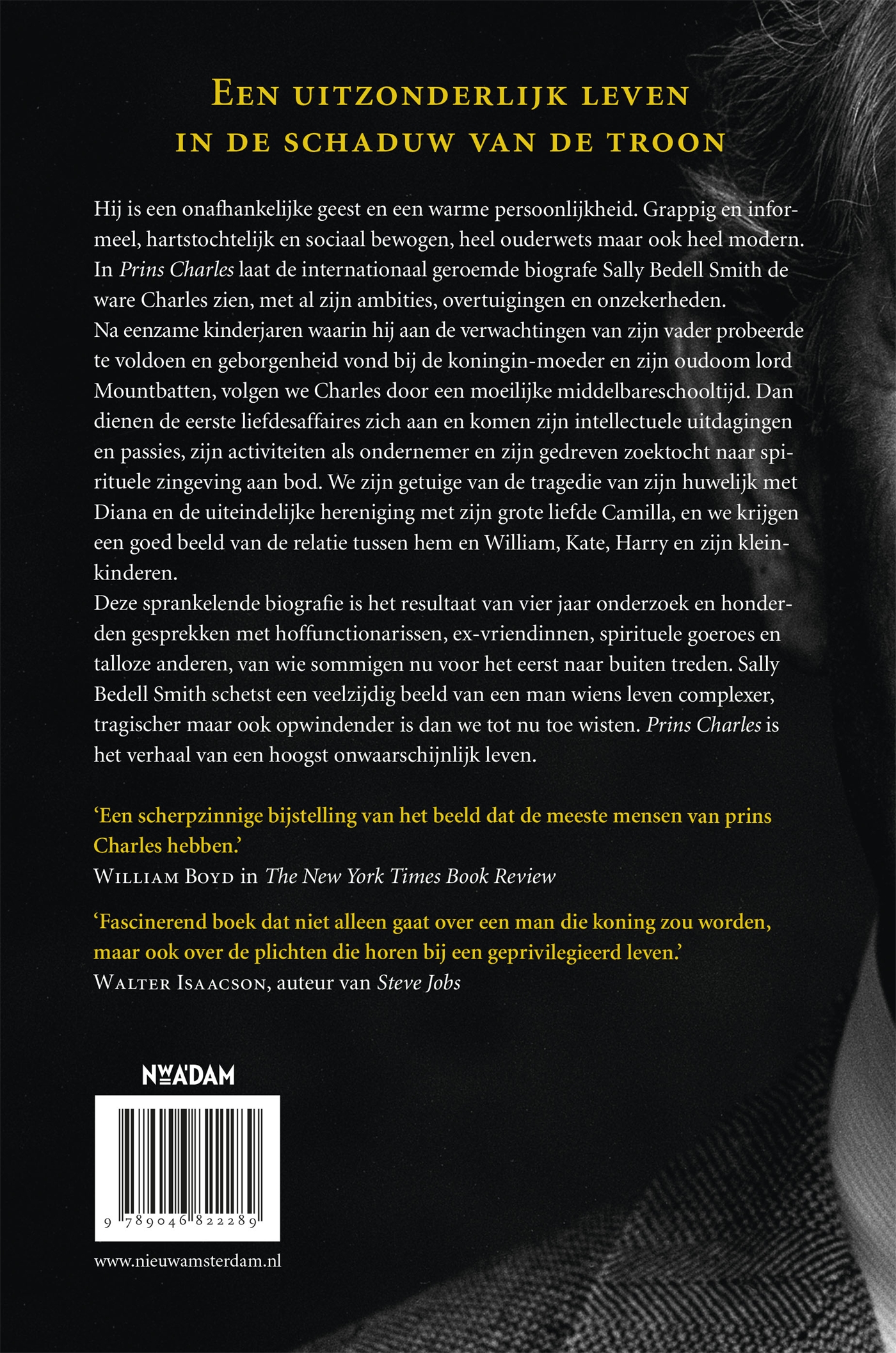 Achterkant van Prins Charles