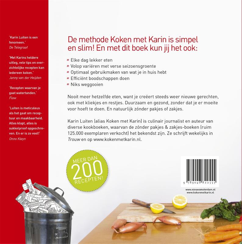 Achterkant van Slim zónder pakjes & zakjes