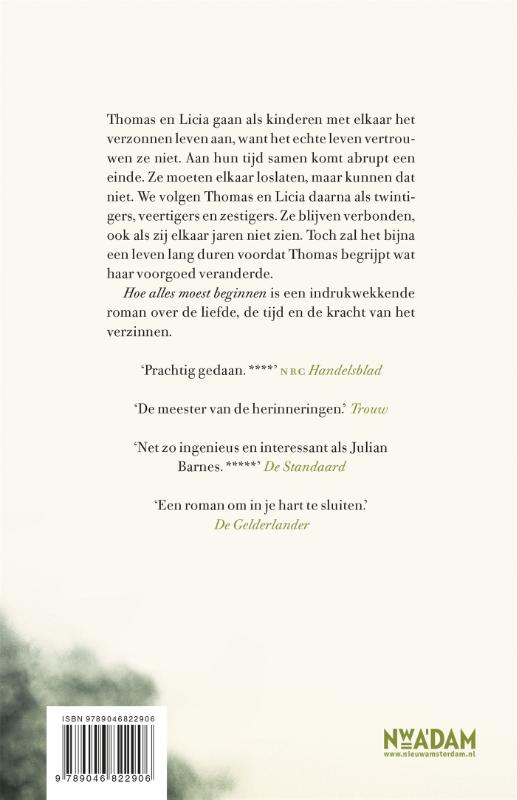 Achterkant van Hoe alles moest beginnen