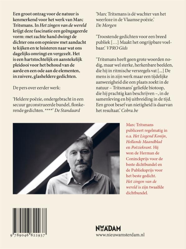 Achterkant van Het zingen van de wereld