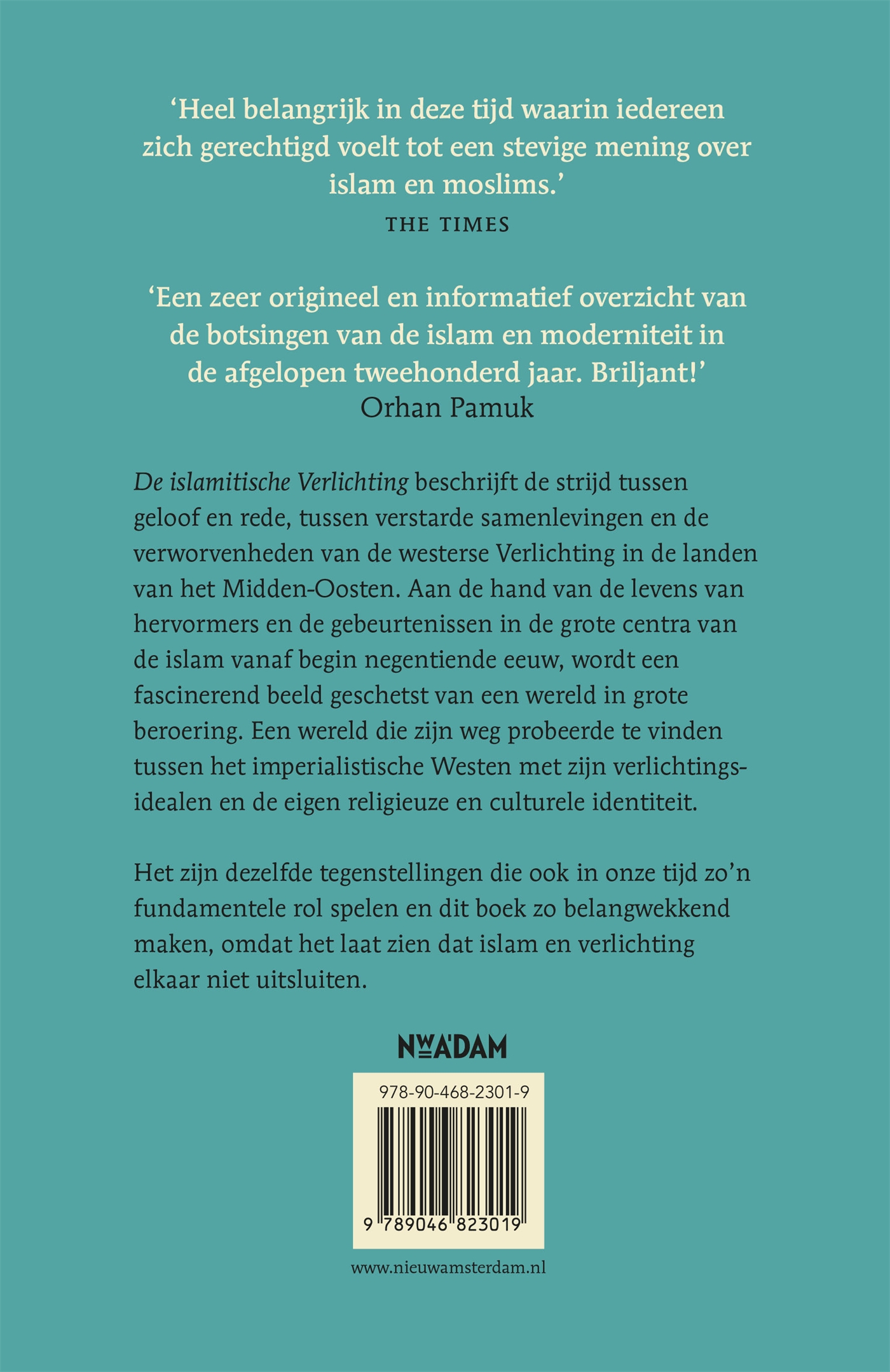 Achterkant van De Islamitische verlichting