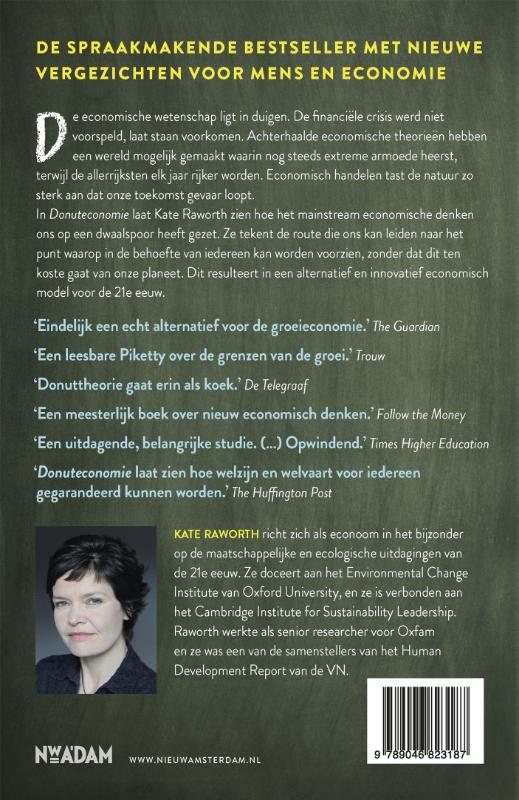 Achterkant van Donuteconomie
