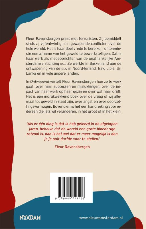 Achterkant van Ontwapend