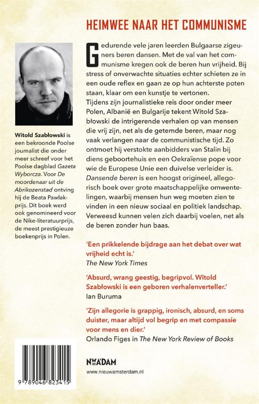 Achterkant van Dansende beren