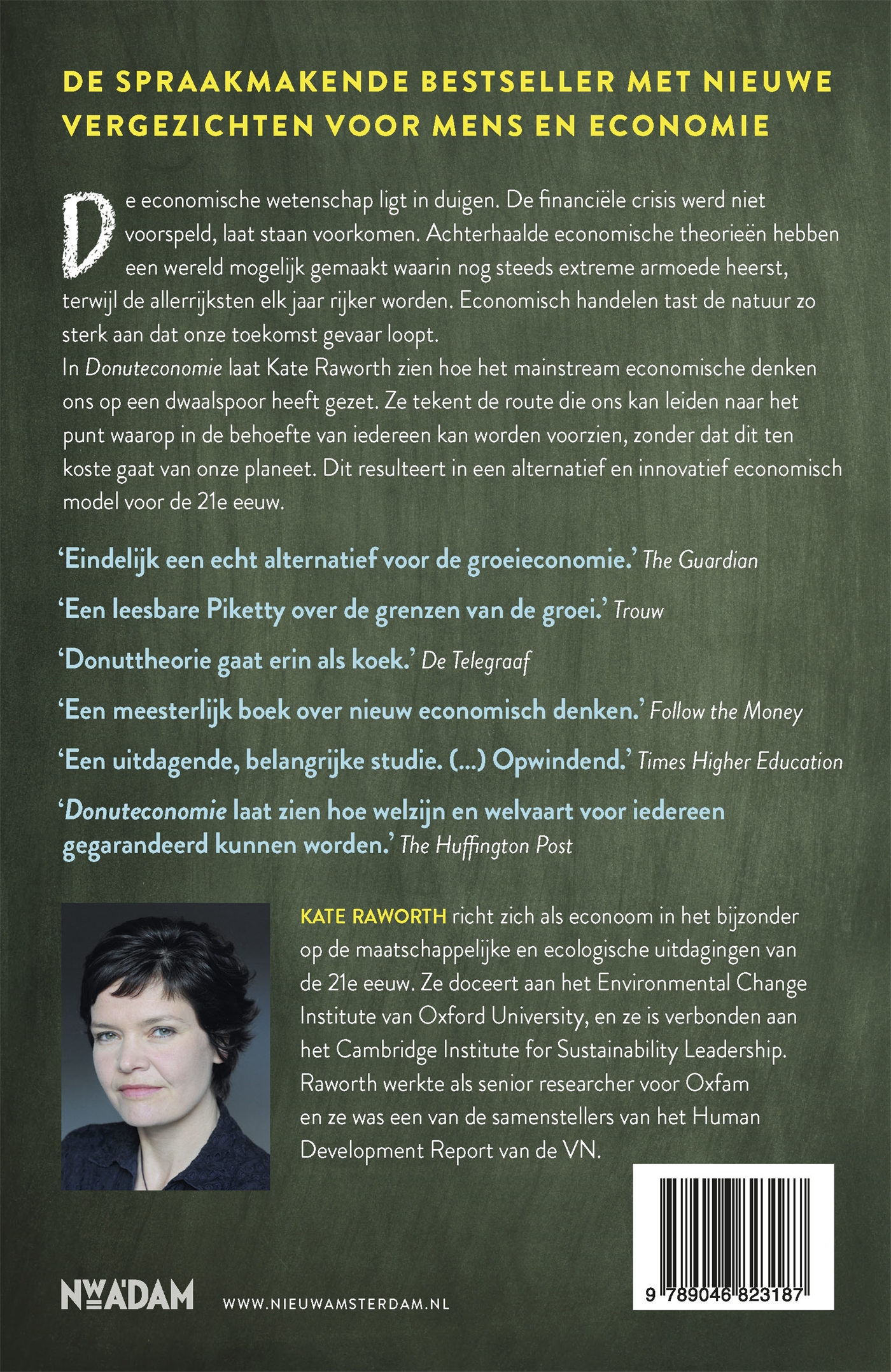 Achterkant van Donuteconomie