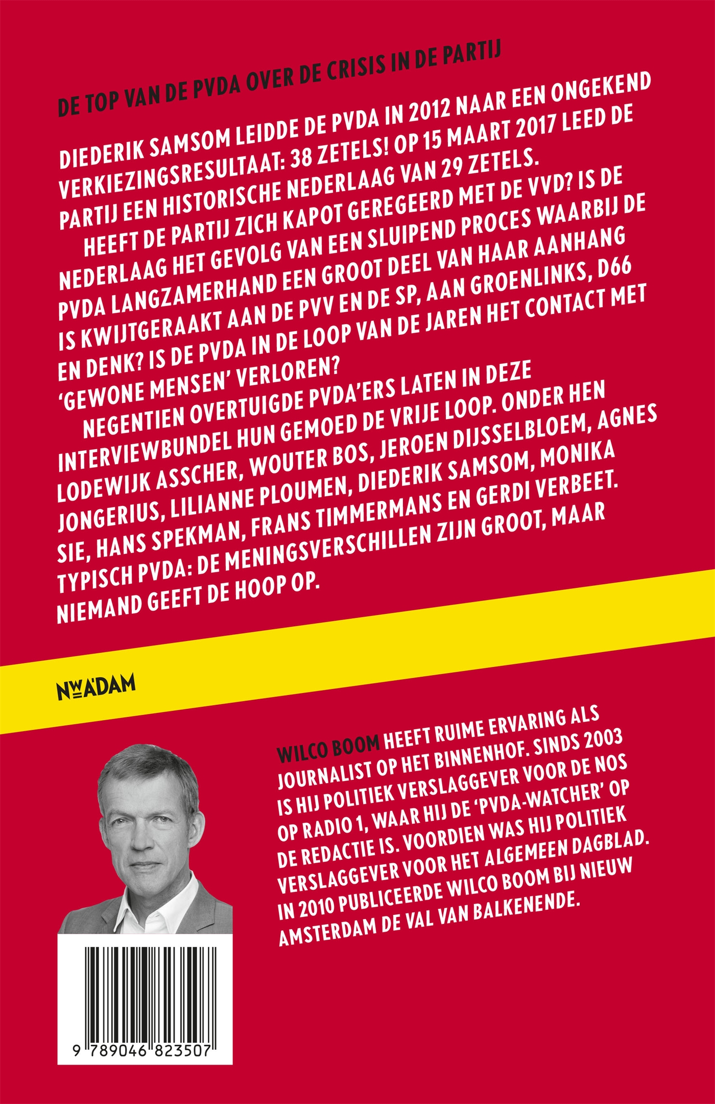 Achterkant van De neergang van de PvdA