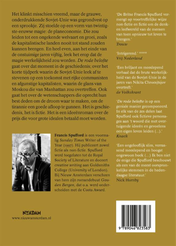 Achterkant van De rode belofte
