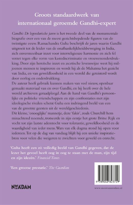 Achterkant van Gandhi