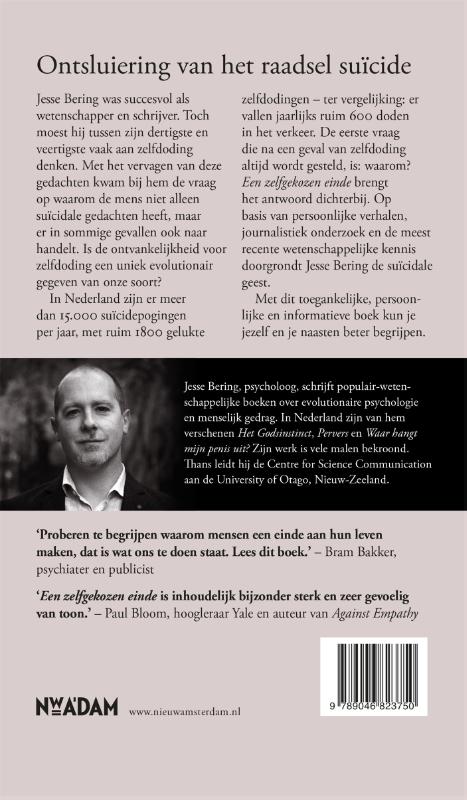 Achterkant van Een zelfgekozen einde