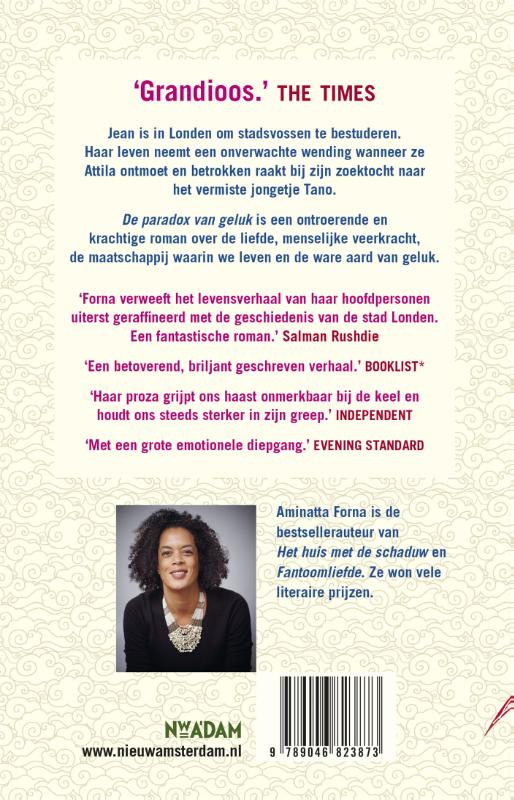 Achterkant van De paradox van geluk