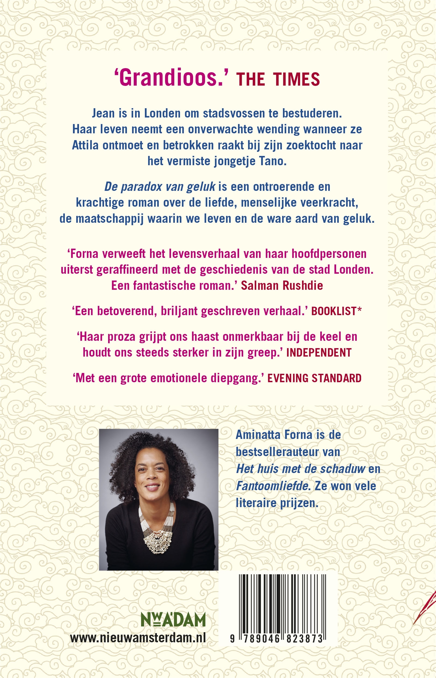 Achterkant van De paradox van geluk