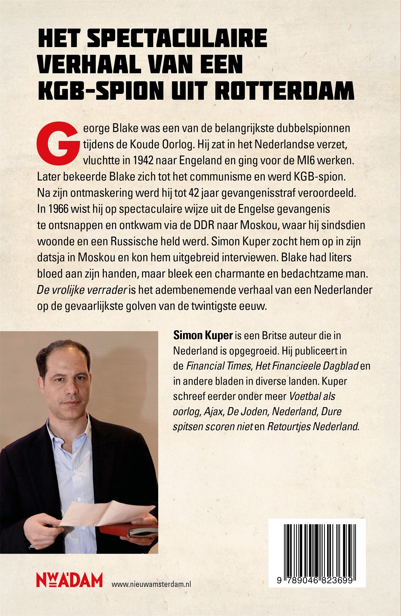 Achterkant van De vrolijke verrader