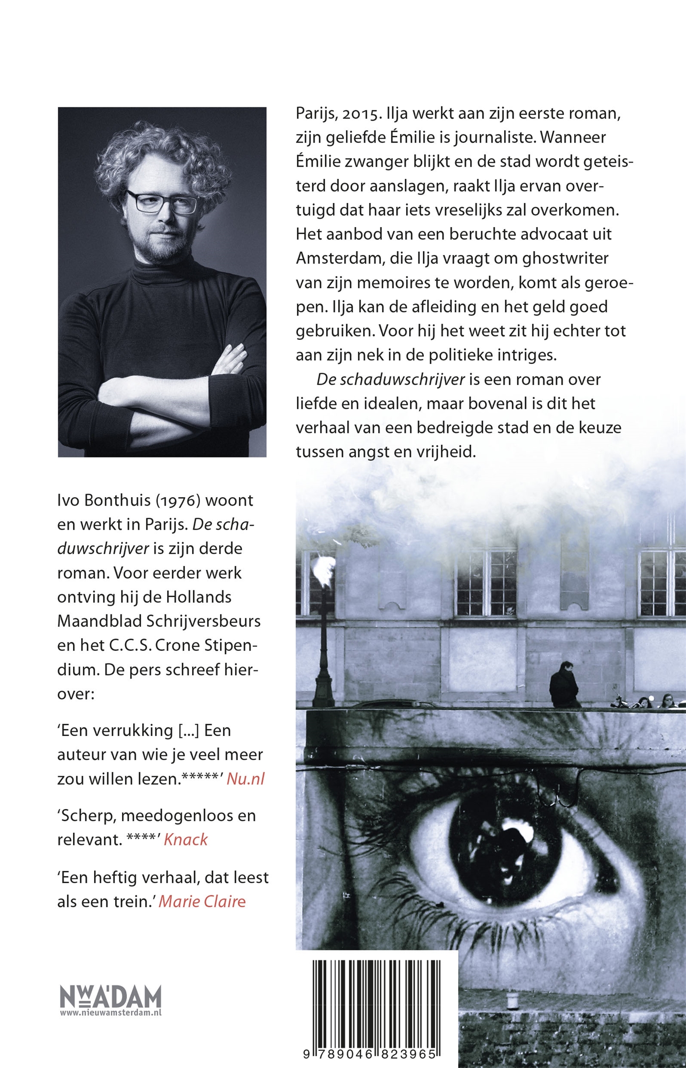 Achterkant van De schaduwschrijver
