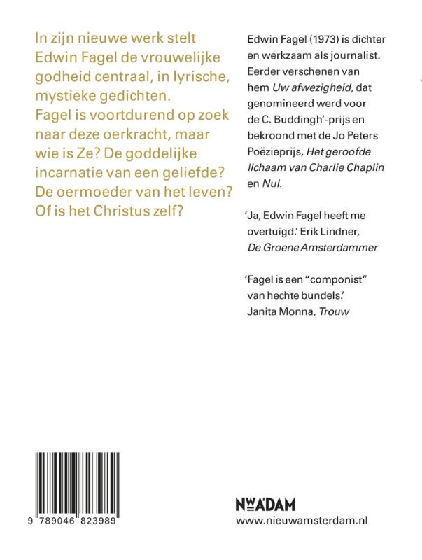 Achterkant van Het extatische landschap in