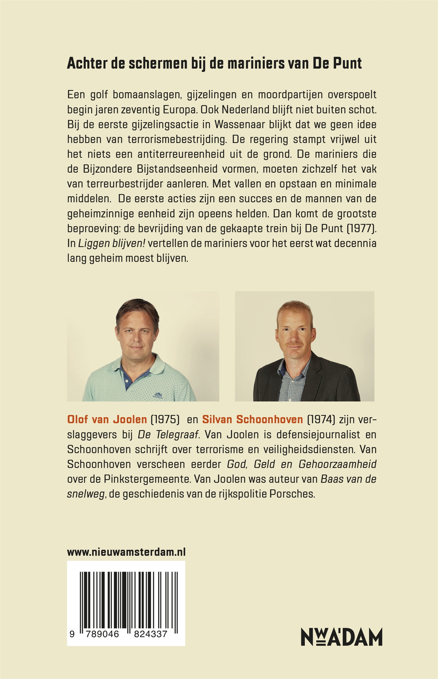Achterkant van Liggen blijven!