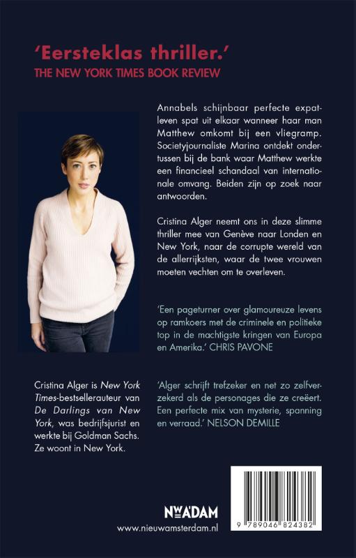 Achterkant van De vrouw van de bankier