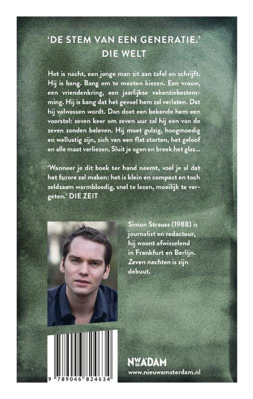 Achterkant van Zeven nachten