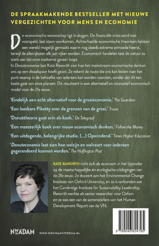Achterkant van Donuteconomie