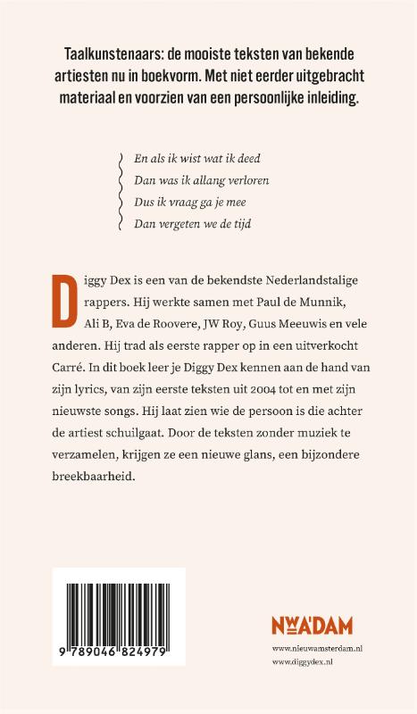 Achterkant van Diggy Dex
